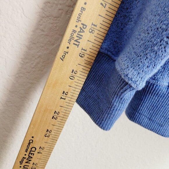 Vintage Handmade Unisex Outer Banks Swacket Sweater Jacket Sm Carolina Blue - Picture 9 of 14